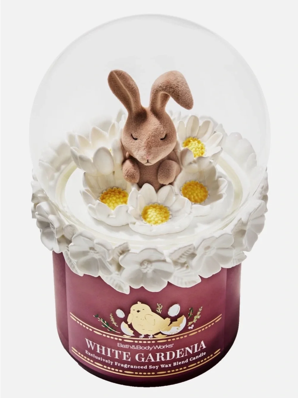 Bath & Body Works Bunny globe topper White Gardenia
